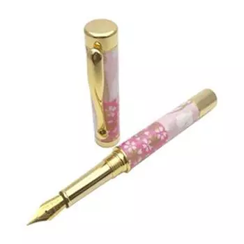 Mino Washi Fountain Checkerboard Pen/Rabbit (Pink) розовый