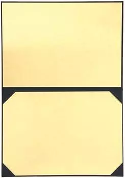 Mino Shokai Certificate File Cloth Navy A3 Grand Prize Size Opening 9352