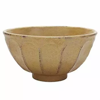 Mino Ware 555-0028 Kaneko-Kohei Rinka Bowl Bowl Bowl, Tea, Parrot Flower, Diameter Approx. 6.3 x Height 3.3 inches (16 x 8.5 cm), Microwave and Dishwa