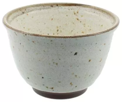 Mino Ware Bowl, Approx. Diameter 11 x Height 7cm, White Karatsu Himekodon, Made in Japan K90035