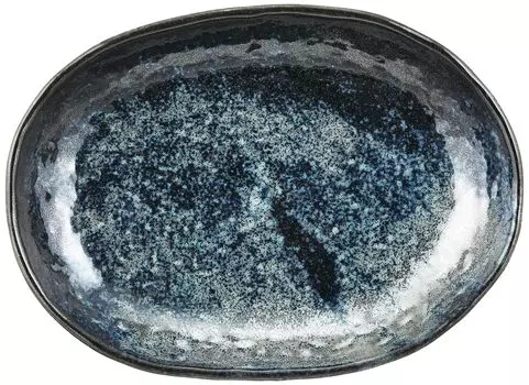 Mino Ware Bowl Plate Curry Plate Pasta Plate Approx. 23 x 17cm Shin Awayuki Made in Japan 132-0610