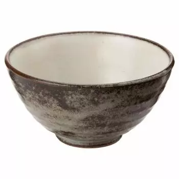 Mino Ware Colored Rice Bowl Ash Glaze K60301