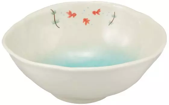 Mino Ware Goldfish Series Noodle Bowl K52007