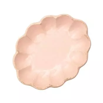 Mino Ware Kaneko Kobei Oval Oval Plate Medium Plate Pink Reirinana Diameter Approximately 19 x 15 cm Microwave Dishwasher Safe Made in Japan Linka