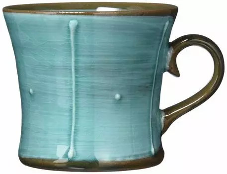 Mino Ware Mug Cup Approx. 230ml Ichichin Green Glaze Made in Japan 132-8001