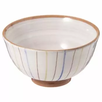 Mino Ware Nishiki Jugusa Rice Bowl Blue K21048