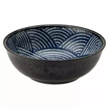 Mino ware Qingamiha -Edo Komon- Boiled dish W30006