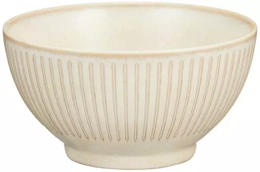 Mino ware rice bowl, approx. 12cm, white mat, made in Japan 132-1101