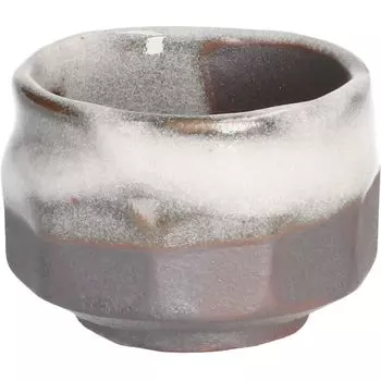 Mino ware sake cup approximately 80nk white glaze 132-1768