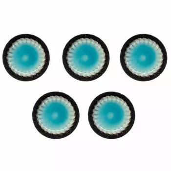 Mino ware serving diameter set of made in Japan plate, approx. 17cm, 5, Shinkai, 506-09