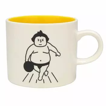 Mino Ware Sumo Wrestler Mug Bowling Edition K13317