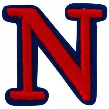 Minoda 3D Iron Patch Alphabet N P50I5779