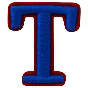 Minoda 3D Iron Patch Alphabet T P50I5782