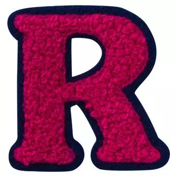 Minoda Cinyl Iron Patch Alphabet R P50I5740