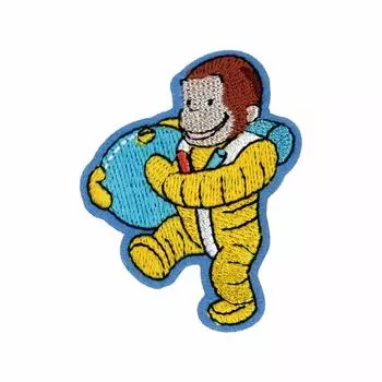 Minoda Curious George Patch Astronauts Small U01Y9728