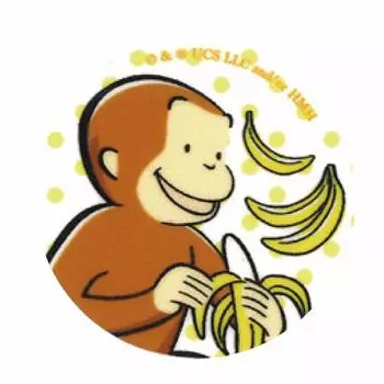 Minoda Curious George Светящийся Банан U01I1628