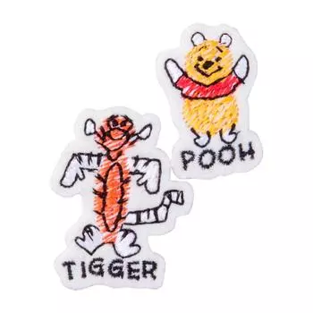 Minoda Disney Character Paint Style Patch Small Disney Winnie the Pooh Small D01Y0368 (Minoda)