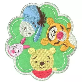 MINODA Disney Character Seal Patch Winnie the Pooh Nakayoshi Large D01Y9153
