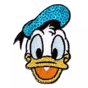 Minoda Disney Donald Sequin Embroidery Deco Seal DISNEY DONALD DUCK D01R8818