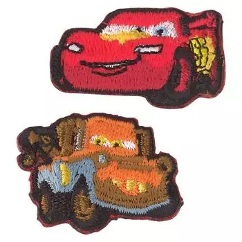 Minoda Disney Patch Small Cars McQueen and Mater Small D01Y0576