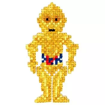 Minoda Disney Star Wars STARWARS Пиксельный Арт Патч C3PO D01Y9347