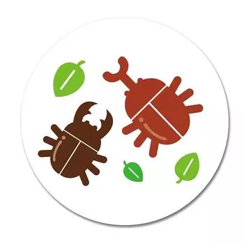 Minoda Светящийся патч Жук-олень Жук P50I1597 Коричневый &