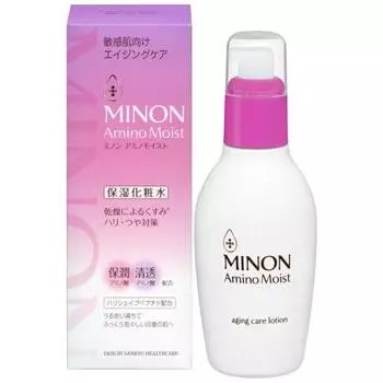 Minon Amino Moist Aging Care Lotion 150 мл [чувствительная кожа] Увлажняющий лосьон Проникновение Упругость Блеск