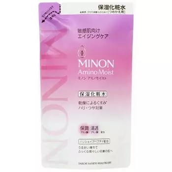 Minon Amino Moist Aging Care Lotion Refill 130mL [Sensitive Skin] Moisturizing Lotion Penetration Firmness Shiny