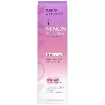 Minon Amino Moist Aging Care Milk Cream 100g [Sensitive Skin] Emulsion + Cream Firmness Gloss Moisturizing