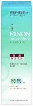 Minon Amino Moist Medicated Acne Care Milk 100 г Увлажняющая эмульсия Предотвращает огрубение кожи и появление прыщей [Чувствительная кожа/комбинированная кожа] Квази-препараты