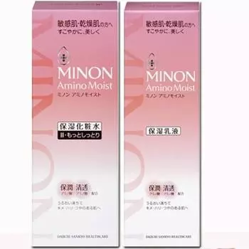 Minon Amino Moist Moist Charge Milk 100 г Лосьон II More Moist Type 150 мл Набор [Популярный набор] + (4987107616524+4987107616395)