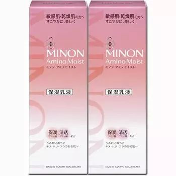 Minon Amino Moist Moist Charge Milk 100 г x 2 бутылки [2 бутылки] (увлажняющая эмульсия) (4987107616524-2)