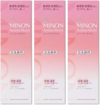 Minon Amino Moist Мягкая пенка для умывания 150 мл x 3 флакона [3 флакона] (4987107616272)