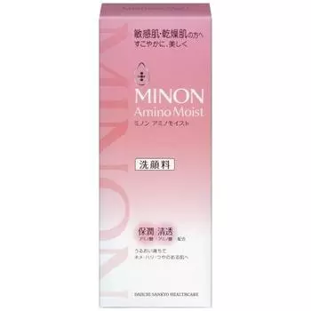 MINON Moist Creamy Wash 100g [Sensitive Skin/Dry Skin] Paste Facial Cleanser Fine Foam Moisturizing Cleansing