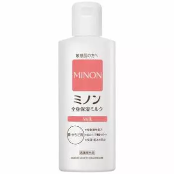 Minon Whole Body Moisturizing Milk, Main Bottle, 200mL, Body Milk, Sensitive Skin, Prevents Rough Skin, Moisturizing, Dry Prevention, Weakly Acidic, H