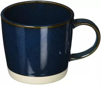 Minoru Pottery Mino Ware ENKEL Classico Mug Navy Set of 2