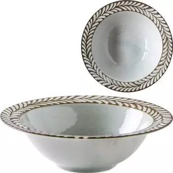 Minoru Pottery Mino Ware Gran 170 Bowl Gray