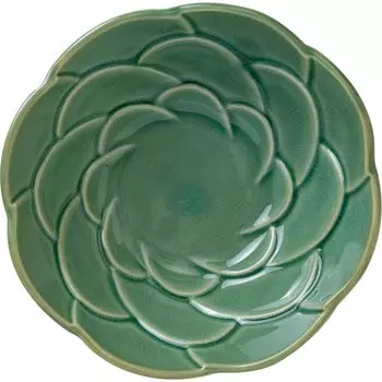 Minoru Pottery Mino Ware Mell 150 Bowls Olympia Green
