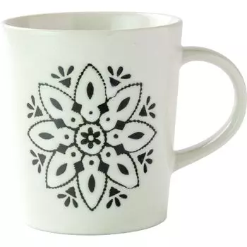 Minoru Pottery Mino Ware Moroccan Mug White x 8 H8.5cm