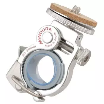 MINOURA Bicycle Camera Holder Detachable Camera Mount S Size Clamp for Diameter Silver One-Touch VC-100S (Suitable 22-29mm) серебряный