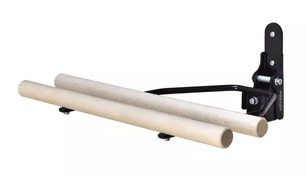 MINOURA Вешалка для велосипедов деревянная настенная выставочная стойка черная чёрный