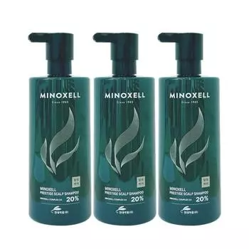 Minoxel Prestige Shampoo Hyundai Pharmaceuticals Hair Loss Shampoo 480ml 3pcs
