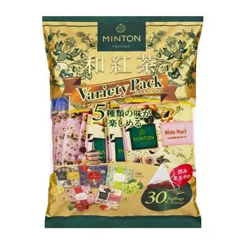 MINTON Japanese black tea variety pack 30 bags types x 6 (5 bags)