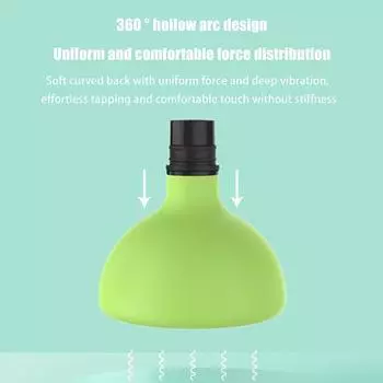 Миофасциальное устройство для отхаркивания мокроты с насадкой-хлопушкой и силиконовой чашкой, совместимость с фасциальным пистолетом для эффективного высвобождения и расслабления 12-13mm синий