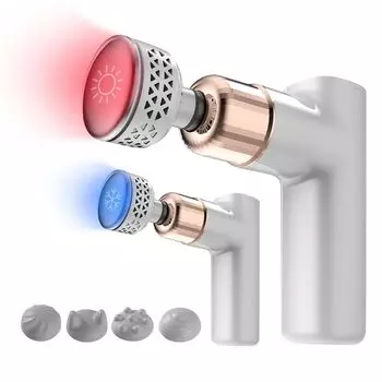 Миофасциальный пистолет с 8 уровнями мощного ИИ автоматического релиза Кинмаку Электрический фасциальный релиз Удобный релиз для мышц всего тела 4 головки