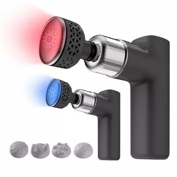 Миофасциальный пистолет с 8 уровнями мощного ИИ автоматического релиза Кинмаку Электрический фасциальный релиз Удобный релиз для мышц всего тела 4 головки