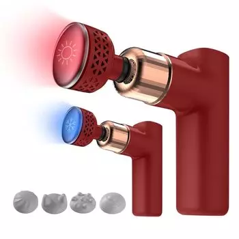 Миофасциальный пистолет с 8 уровнями мощного ИИ автоматического релиза Кинмаку Электрический фасциальный релиз Удобный релиз для мышц всего тела 4 головки