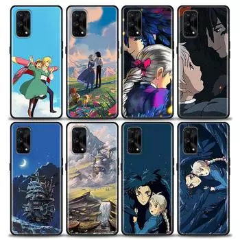 Миядзаки Хаяо аниме «Ходячий замок Хаула» чехол для телефона для Oppo Realme 8i 8 9 7 6 5 Pro 9i 7i 5i 6i XT 5G Чехлы Realme 8Pro Realme 5(5i 5s 6i)