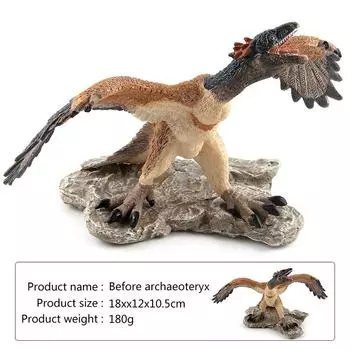 Мир динозавров Фигурка Модель Игрушка Поздний Археоптерикс Маленький Динозавр Овираптор