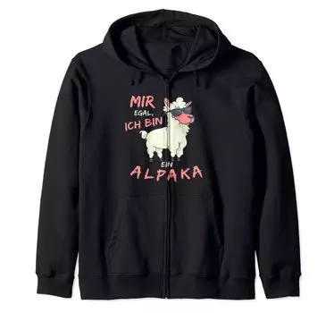 Mir Egal Ich bin ein Alpaca Парка на молнии Cool Lama Gift |